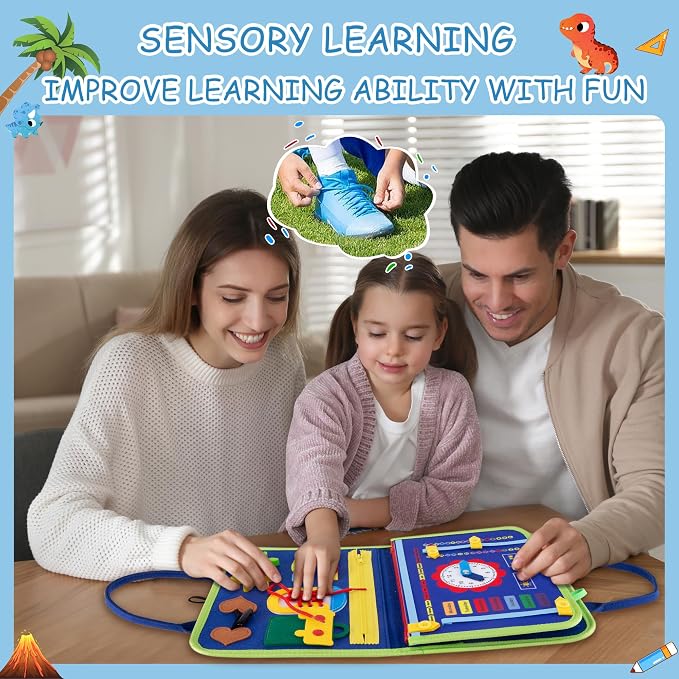 Montessori Busy Board Toy for Toddlers