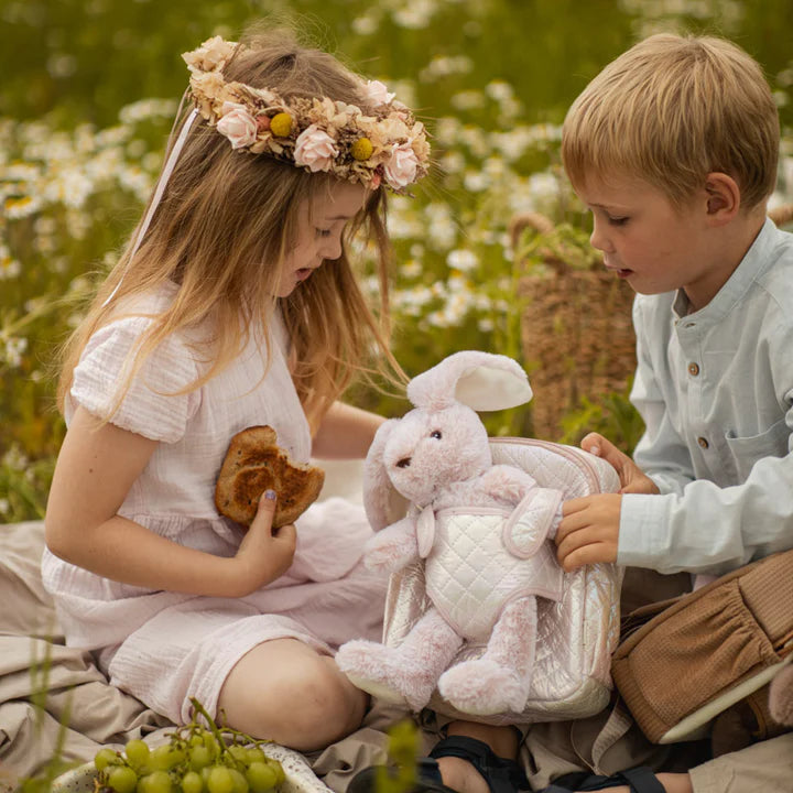 Hug & Go™ Duo – Bunny Backpack & Unicorn Plush