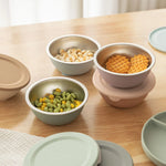Stainless Steel Silicone Suction Bowl - 13 oz / 385 ml