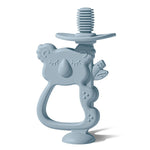 Nestwell Baby 2-in-1 koala teether and toddler toothbrush, soft silicone