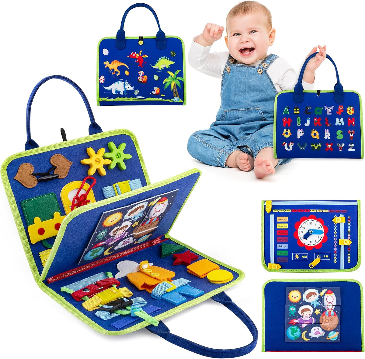 Montessori Busy Board Toy for Toddlers