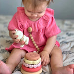 Bunny Stacking Teething Rings
