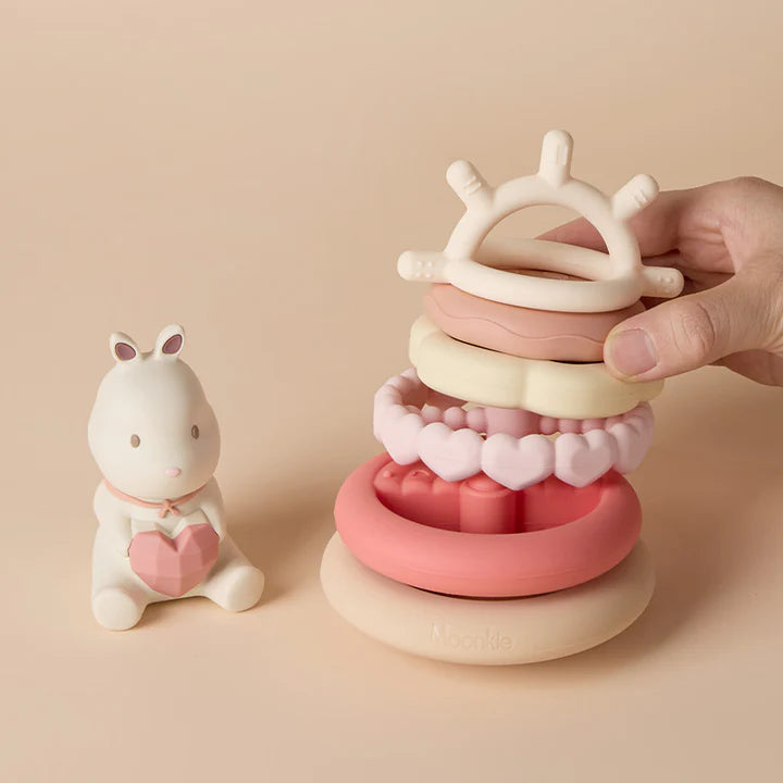 Bunny Stacking Teething Rings