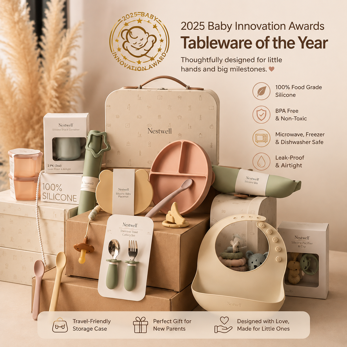 First Bites Gift Set (Ether/Sky Blue)