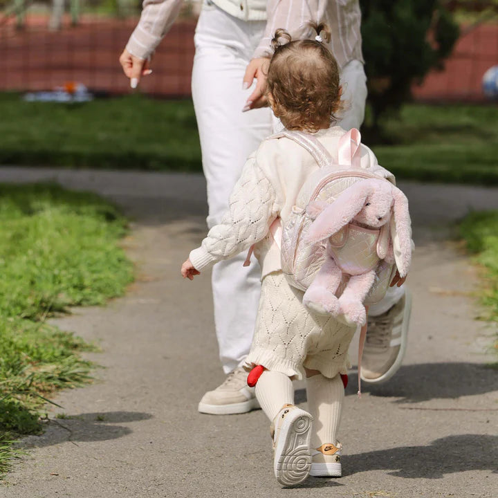 Hug & Go™ Duo – Bunny Backpack & Unicorn Plush