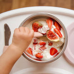 Nestwell Baby stainless steel suction bowl - suction base close-up