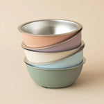 Stainless Steel Silicone Suction Bowl - 13 oz / 385 ml