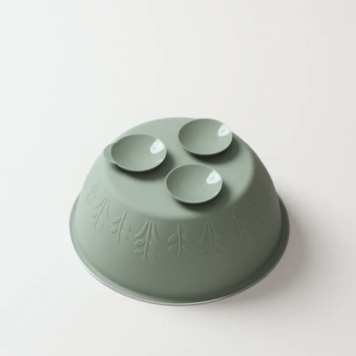 Stainless Steel Silicone Suction Bowl - 13 oz / 385 ml