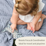 Nestwell Baby sensory pop toy - in use