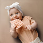 Nestwell Baby silicone phone press toy - close-up detail