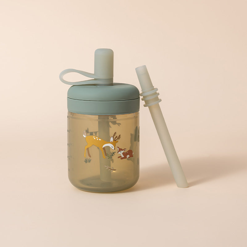 Silicone Training Cup with Straw - 5 oz / 150 ml