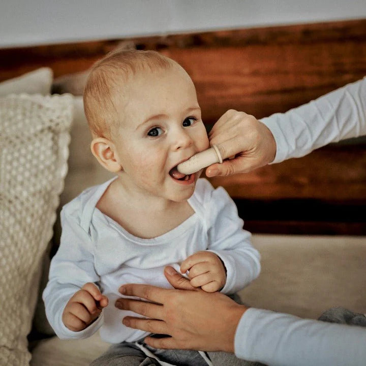 Nestwell Baby finger toothbrush - close-up detail