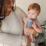 Nestwell Baby silicone training cup - straw detail