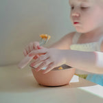 Stainless Steel Silicone Suction Bowl - 13 oz / 385 ml